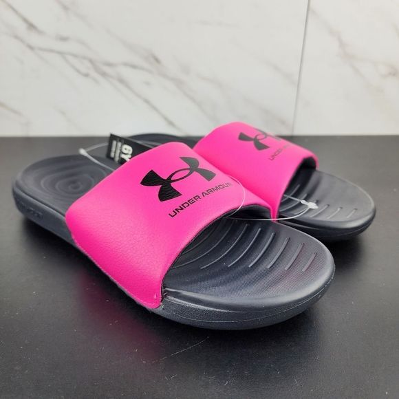 Under Armour Shoes - *Sold New Under Armour Ansa Fix Black Pink Slides